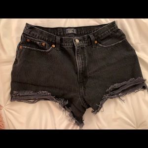 Annie High Rise Jean Shorts